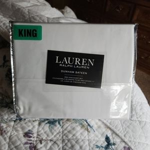 Ralph Lauren king sheet set